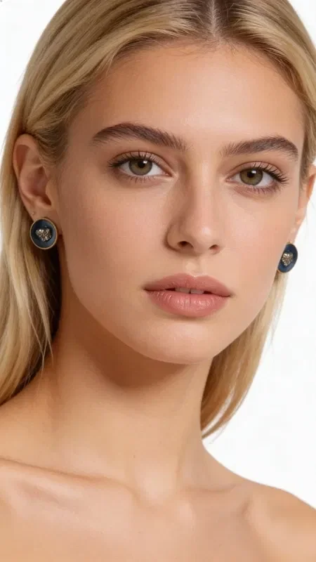 The small stud earrings with grey pyrite are the perfect choice for women seeking elegance with a modern touch. These unique handmade earrings, designed by Greek Jewelry Designer Aikaterini Chalkiadaki, harmoniously combine the natural beauty of pyrite with the classic elegance of brass.

The grey, chalk-textured hue gives them a refined character that complements every outfit, from everyday looks to more formal occasions. Pyrite symbolically carries the power of confidence and protection, making these earrings not only beautiful but also meaningful.

The stud fastening ensures comfort throughout the day, while their small size makes them ideal for layering with other jewelry or for wearing on their own to highlight their natural beauty.